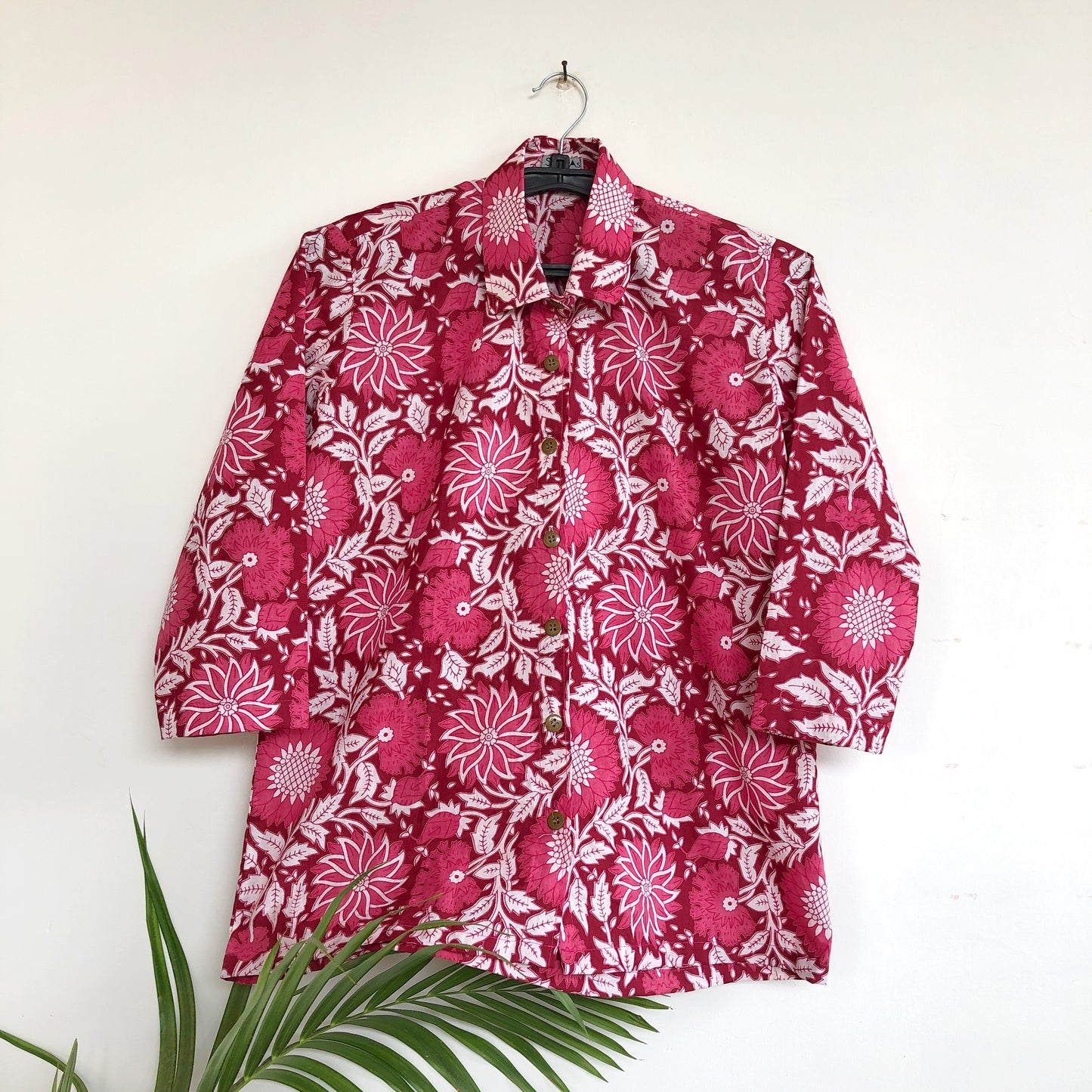 Pink Flora Shirt